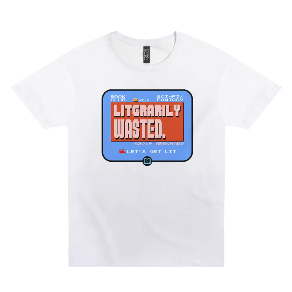 Super Literarily Wasted Brothers White T-Shirt - Image 1